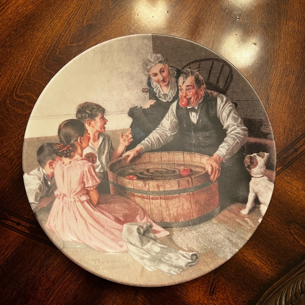 Norman Rockwell Plate 1994
